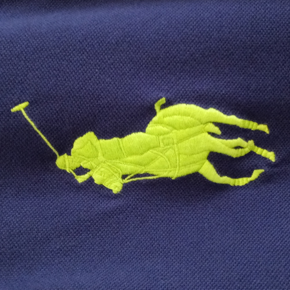 🐎RARE Polo Ralph Lauren🐎 - Navy/Green Limited Edition 2011 US OPEN S/S Polo - Picture 7 of 16